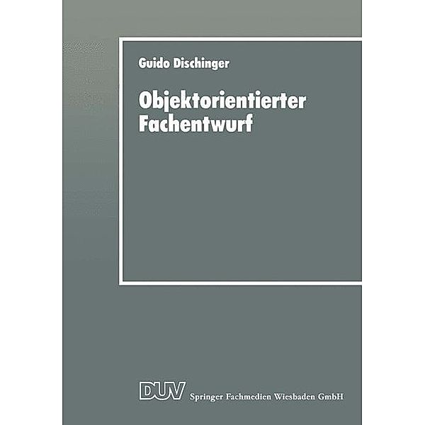 Objektorientierter Fachentwurf