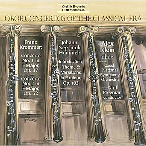Oboe Concertos Of The Classical Era, A. Klein, Czech Nso, Paul Freeman