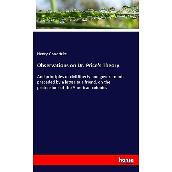 Observations on Dr. Price's Theory, Henry Goodricke