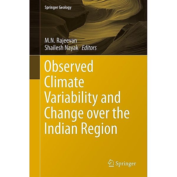 Observed Climate Variability and Change over the Indian Region / Springer Geology