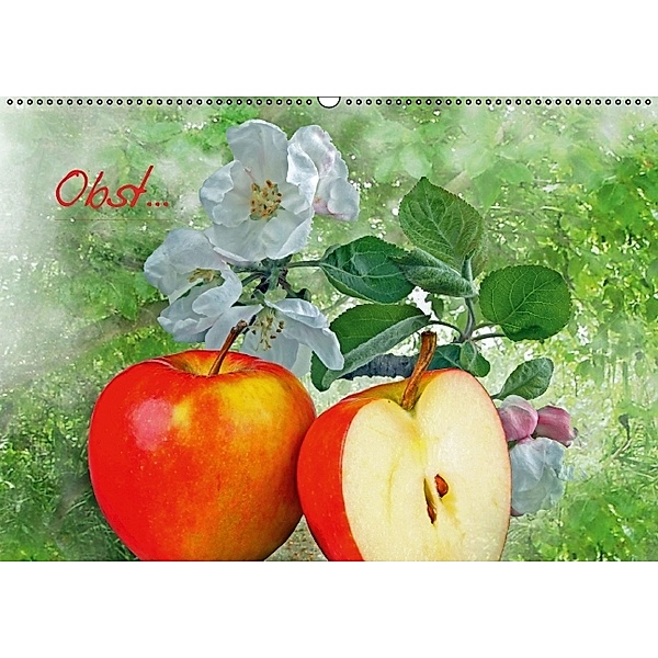 Obst (Wandkalender 2014 DIN A2 quer), Manfred Lutzius