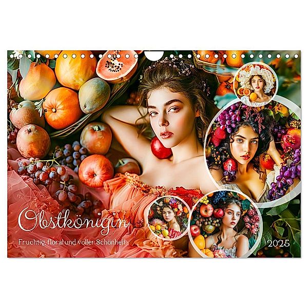 Obstkönigin - Fruchtig, floral und voller Schönheit (Wandkalender 2025 DIN A4 quer), CALVENDO Monatskalender, Calvendo, Anja Frost