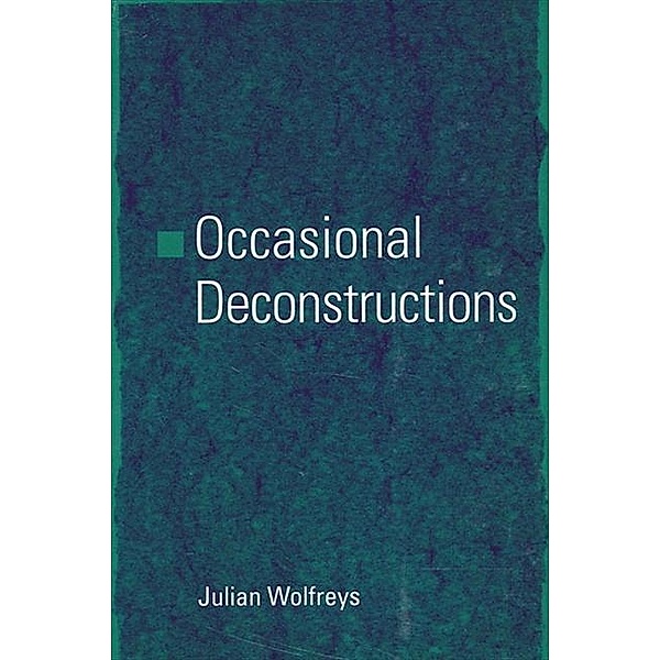 Occasional Deconstructions, Julian Wolfreys