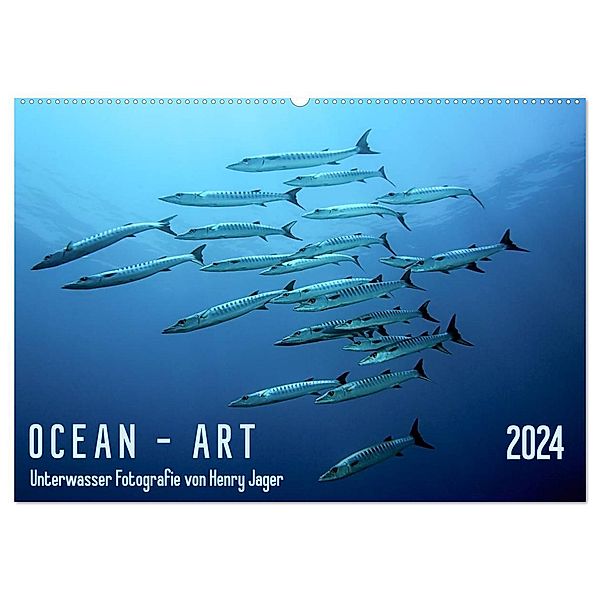 OCEAN - ART (Wandkalender 2024 DIN A2 quer), CALVENDO Monatskalender, Henry Jager