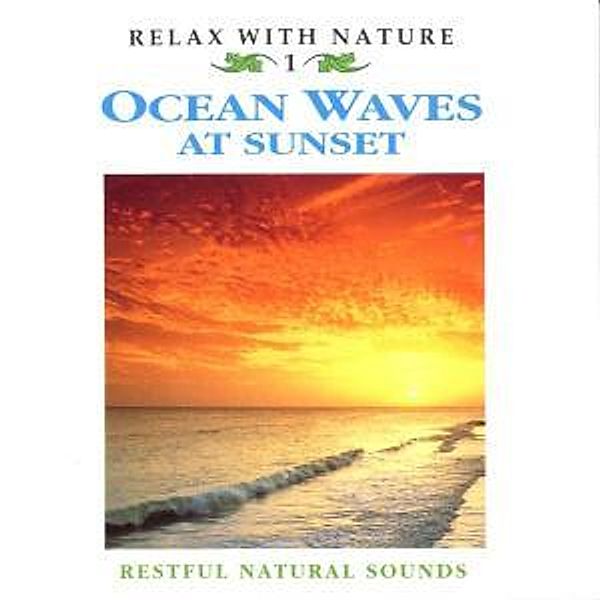 Ocean Waves At Sunset, Restful Natural Sounds