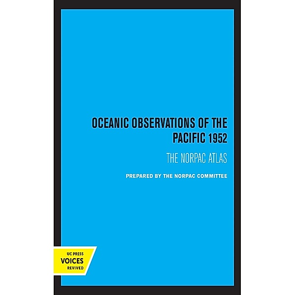 Oceanic Observations of the Pacific 1952, Scripps Institution of Oceanography
