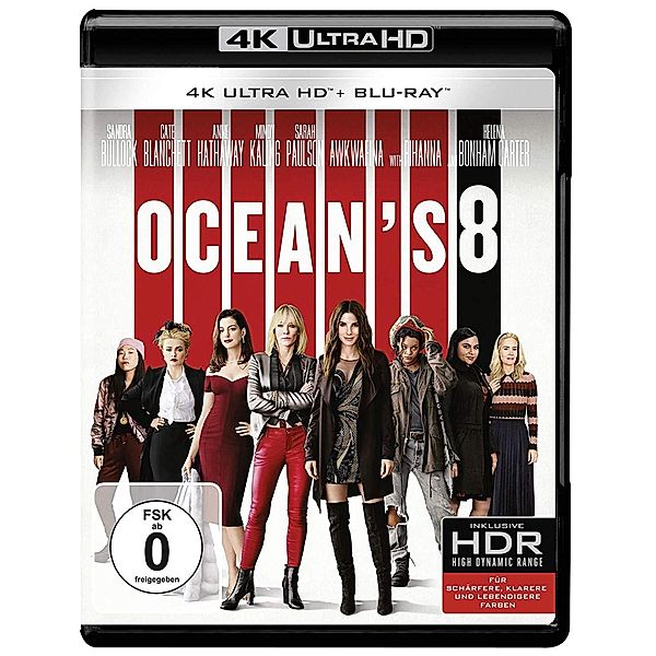 Ocean's 8 (4K Ultra HD), Cate Blanchett Anne Hathaway Sandra Bullock