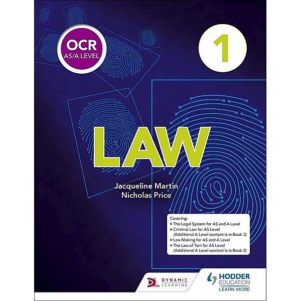 OCR AS/A Level Law Book 1, Jacqueline Martin, Nicholas Price