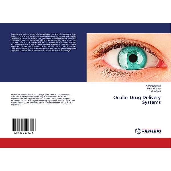 Ocular Drug Delivery Systems, A. Pandurangan, Manish Kumar, Vipin Saini