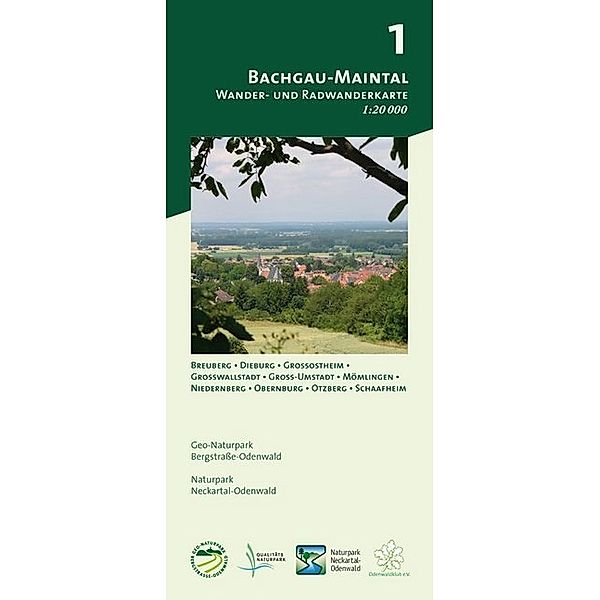 Odenwald Freizeitkarte Bachgau-Maintal