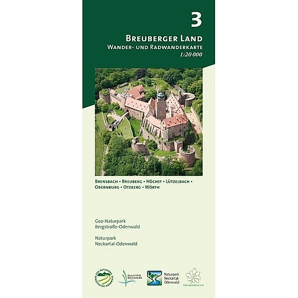Odenwald Freizeitkarte Breuberger Land