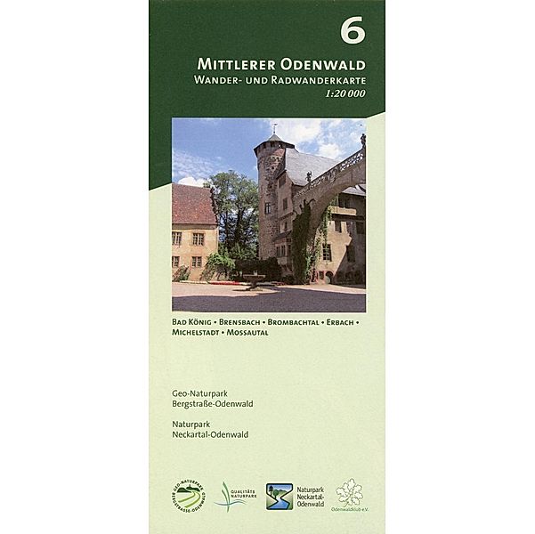 Odenwald Freizeitkarte Mittlerer Odenwald