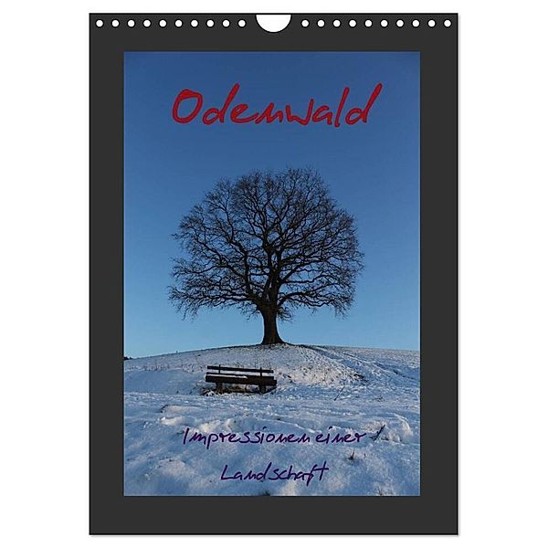 Odenwald - Impressionen einer Landschaft (Wandkalender 2024 DIN A4 hoch), CALVENDO Monatskalender, Gert Kropp
