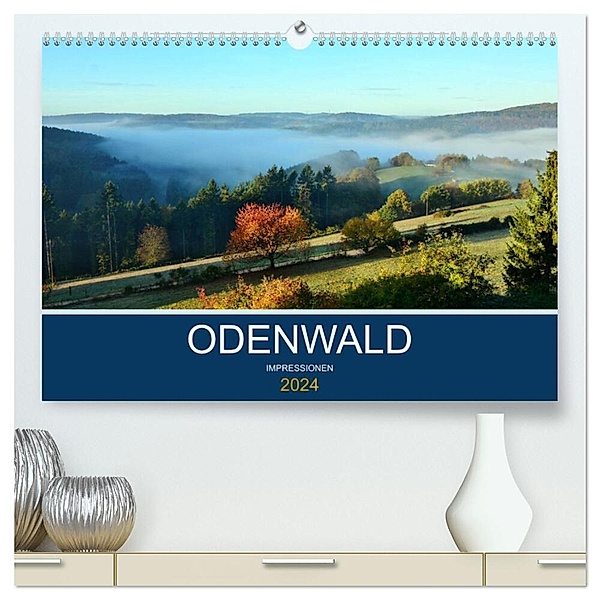 Odenwald - Impressionen (hochwertiger Premium Wandkalender 2024 DIN A2 quer), Kunstdruck in Hochglanz, Thomas Bartruff
