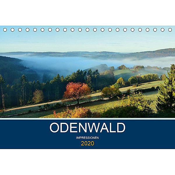 Odenwald - Impressionen (Tischkalender 2020 DIN A5 quer), Thomas Bartruff
