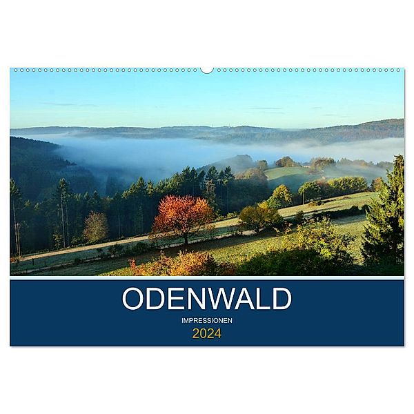 Odenwald - Impressionen (Wandkalender 2024 DIN A2 quer), CALVENDO Monatskalender, Thomas Bartruff