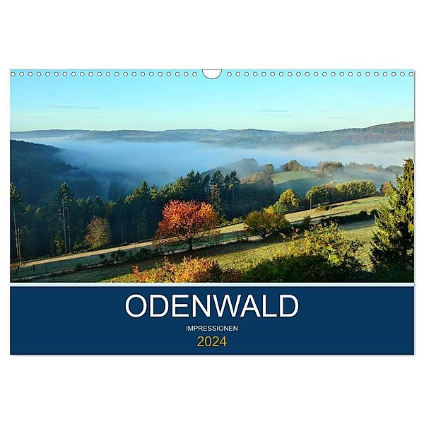 Odenwald - Impressionen (Wandkalender 2024 DIN A3 quer), CALVENDO Monatskalender, Thomas Bartruff