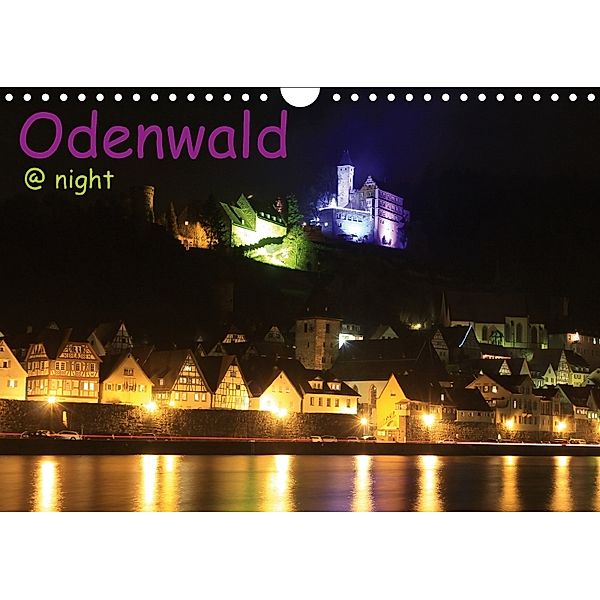 Odenwald @ night / Geburtstagskalender (Wandkalender 2018 DIN A4 quer), Gert Kropp
