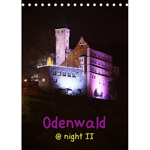 Odenwald @ night II (Tischkalender 2022 DIN A5 hoch), Gert Kropp