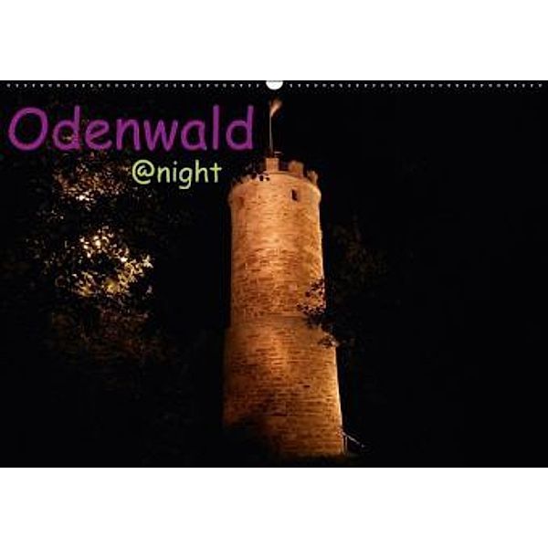 Odenwald @ night (Wandkalender 2015 DIN A2 quer), Gert Kropp