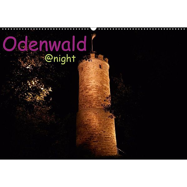 Odenwald @ night (Wandkalender 2020 DIN A2 quer), Gert Kropp
