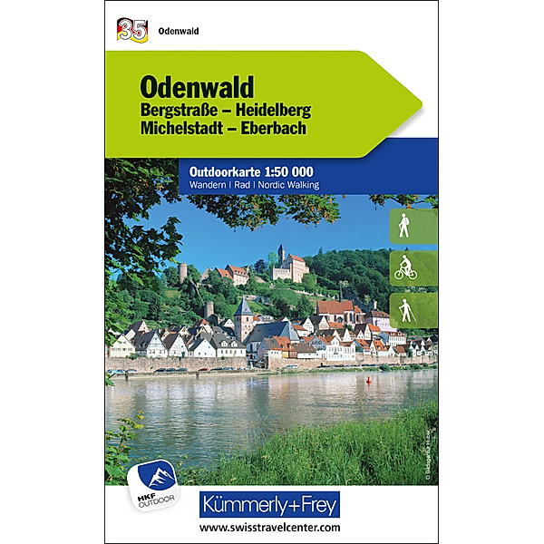 Odenwald Nr. 35 Outdoorkarte Deutschland 1:50 000