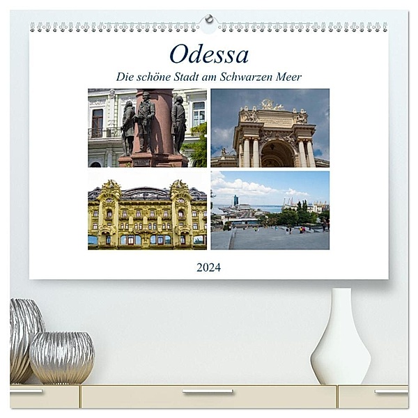 Odessa- Die schöne Stadt am Schwarzen Meer (hochwertiger Premium Wandkalender 2024 DIN A2 quer), Kunstdruck in Hochglanz, Anneli Hegerfeld-Reckert