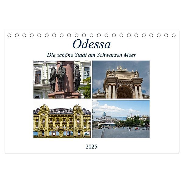 Odessa- Die schöne Stadt am Schwarzen Meer (Tischkalender 2025 DIN A5 quer), CALVENDO Monatskalender, Calvendo, Anneli Hegerfeld-Reckert