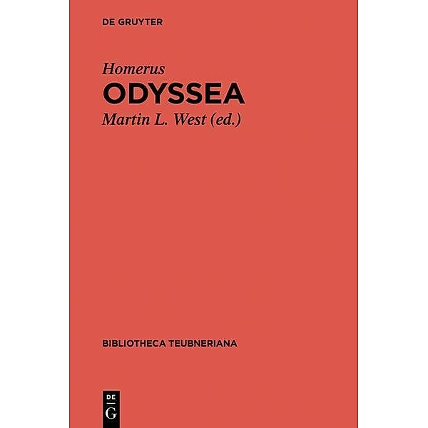 Odyssea / Bibliotheca scriptorum Graecorum et Romanorum Teubneriana Bd.., Homerus