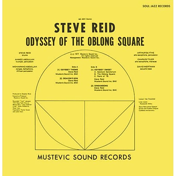 Odyssey Of The Oblong Square (Reissue), Steve Reid