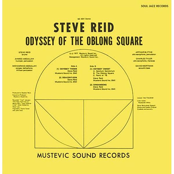 Odyssey Of The Oblong Square (Reissue), Steve Reid