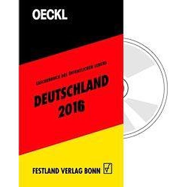 OECKL. Taschenbuch des Öffentlichen Lebens Deutschland 2016, m. CD-ROM