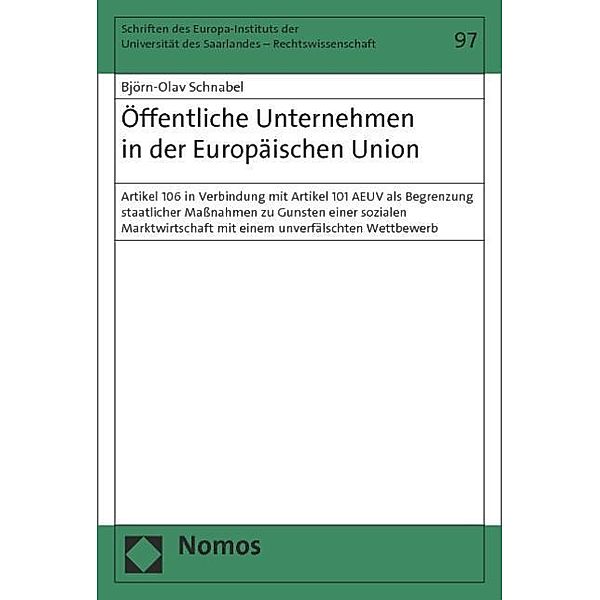 Öffentliche Unternehmen in der Europäischen Union, Björn-Olav Schnabel