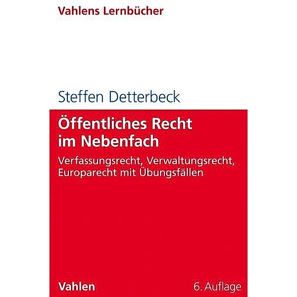Öffentliches Recht im Nebenfach, Steffen Detterbeck