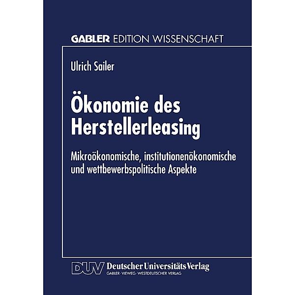 Ökonomie des Herstellerleasing