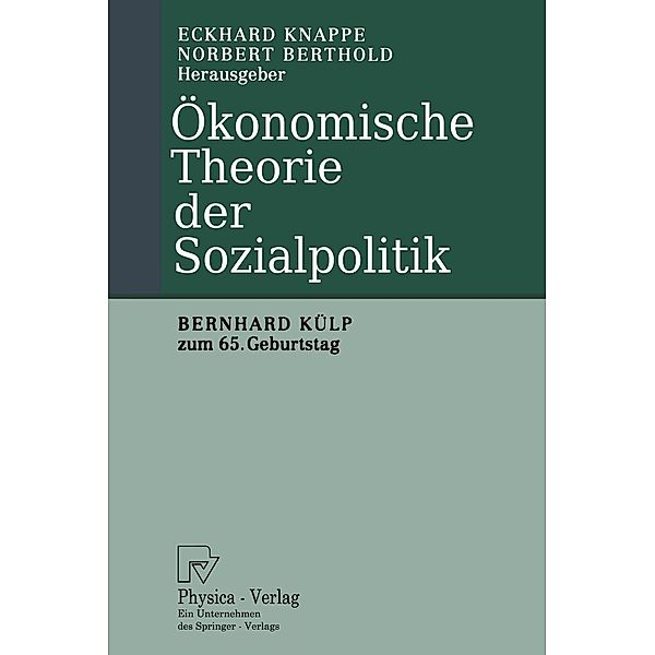 Ökonomische Theorie der Sozialpolitik