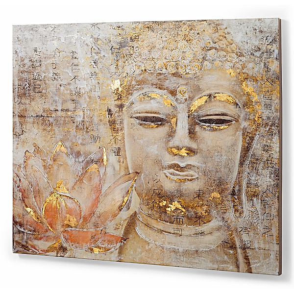Ölbild Buddha