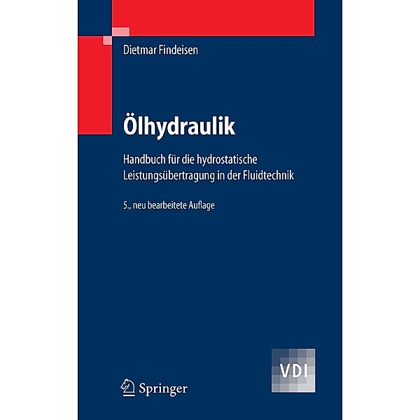 Ölhydraulik / VDI-Buch, Dietmar Findeisen