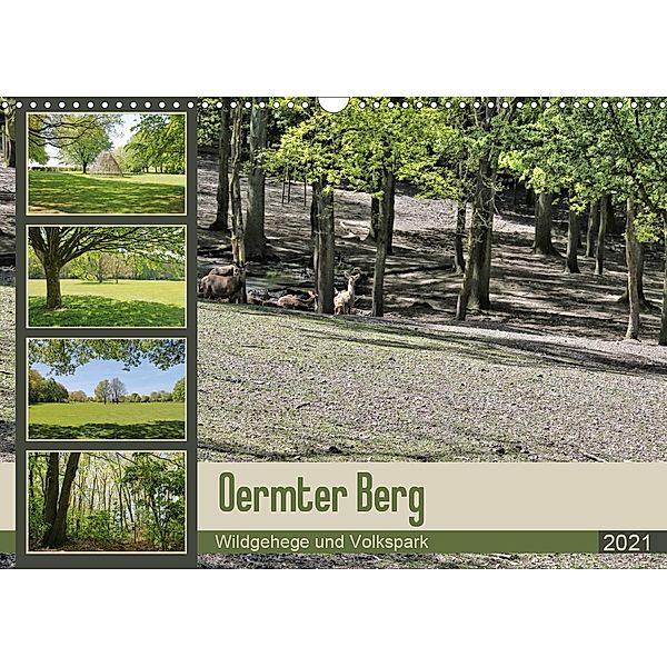 Oermter Berg - Wildgehege und Volkspark (Wandkalender 2021 DIN A3 quer), Elke Stürznickel