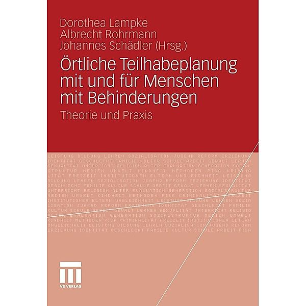 Örtliche Teilhabeplanung mit und für Menschen mit Behinderungen