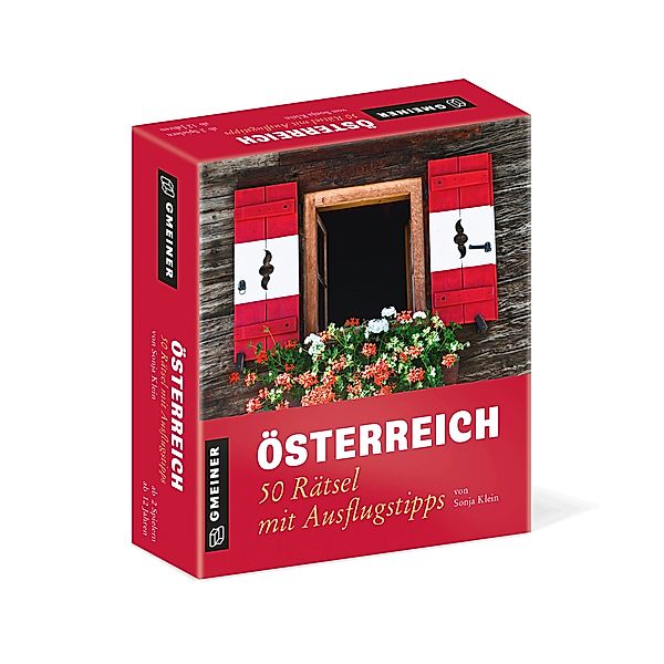 Gmeiner-Verlag Österreich - 50 Rätsel mit Ausflugstipps - Rätselkarten, Sonja Klein