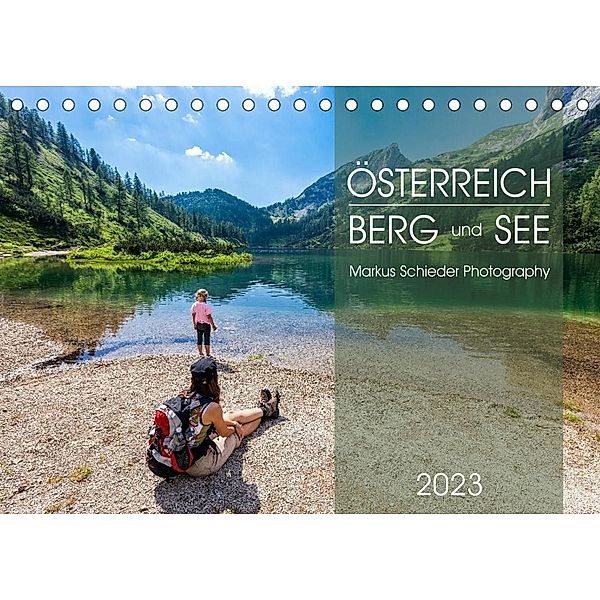 Österreich Berg und SeeAT-Version  (Tischkalender 2023 DIN A5 quer), Markus Schieder