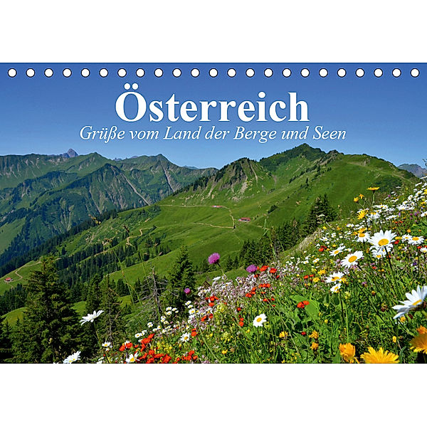 Österreich. Grüße vom Land der Berge und Seen (Tischkalender 2019 DIN A5 quer), Elisabeth Stanzer