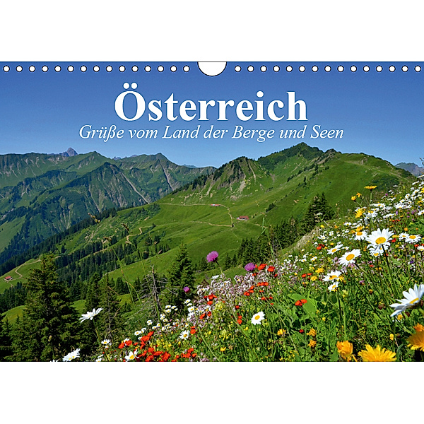 Österreich. Grüsse vom Land der Berge und Seen (Wandkalender 2019 DIN A4 quer), Elisabeth Stanzer