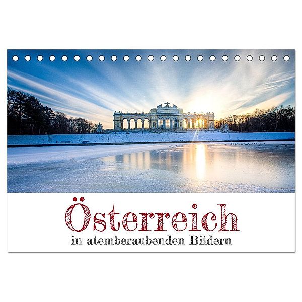 Österreich in atemberaubenden Bildern (Tischkalender 2024 DIN A5 quer), CALVENDO Monatskalender, Martin Dworschak