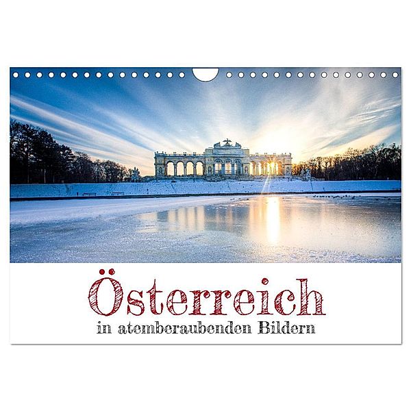 Österreich in atemberaubenden Bildern (Wandkalender 2024 DIN A4 quer), CALVENDO Monatskalender, Martin Dworschak