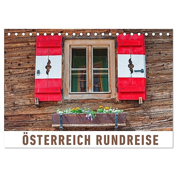 Österreich Rundreise (Tischkalender 2024 DIN A5 quer), CALVENDO Monatskalender, Martin Ristl