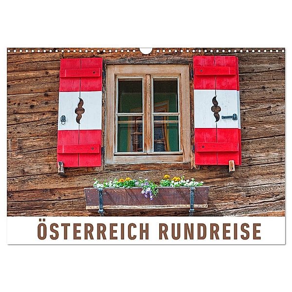Österreich Rundreise (Wandkalender 2024 DIN A3 quer), CALVENDO Monatskalender, Martin Ristl