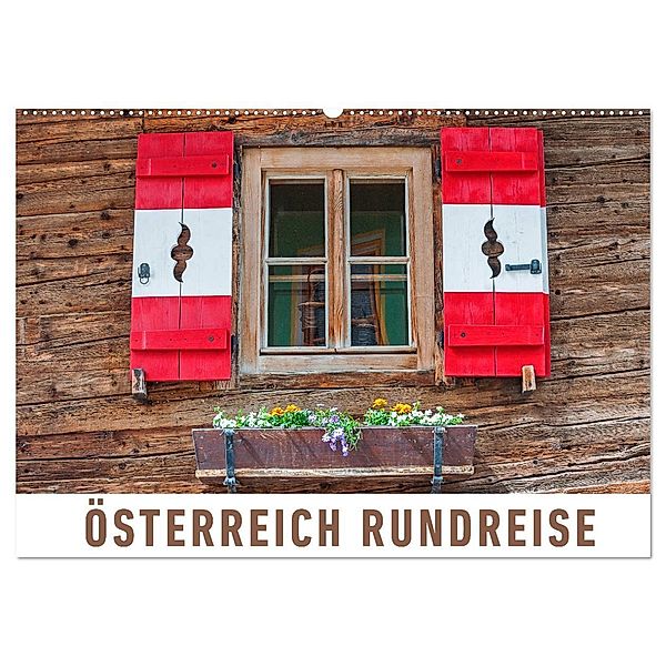 Österreich Rundreise (Wandkalender 2025 DIN A2 quer), CALVENDO Monatskalender, Calvendo, Martin Ristl