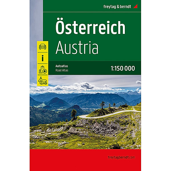 Österreich Supertouring, Autoatlas 1:150.000, freytag & berndt